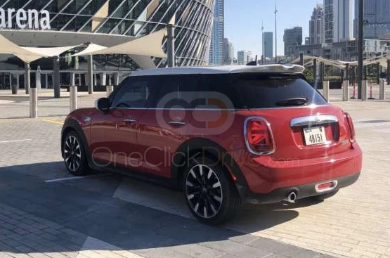Red Mini Cooper S 2019 for rent in Ras Al Khaimah 2